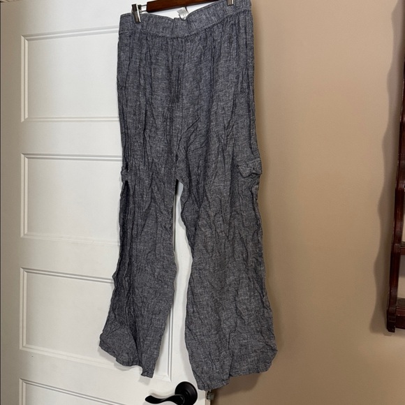 Linen Drawstring Pants - Picture 5 of 7